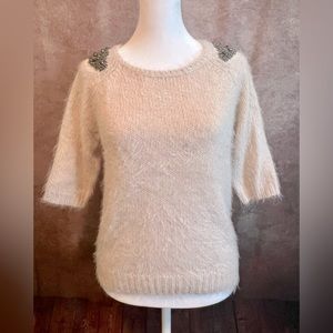 F & F sweater 3/4 sleeve  Sz 6